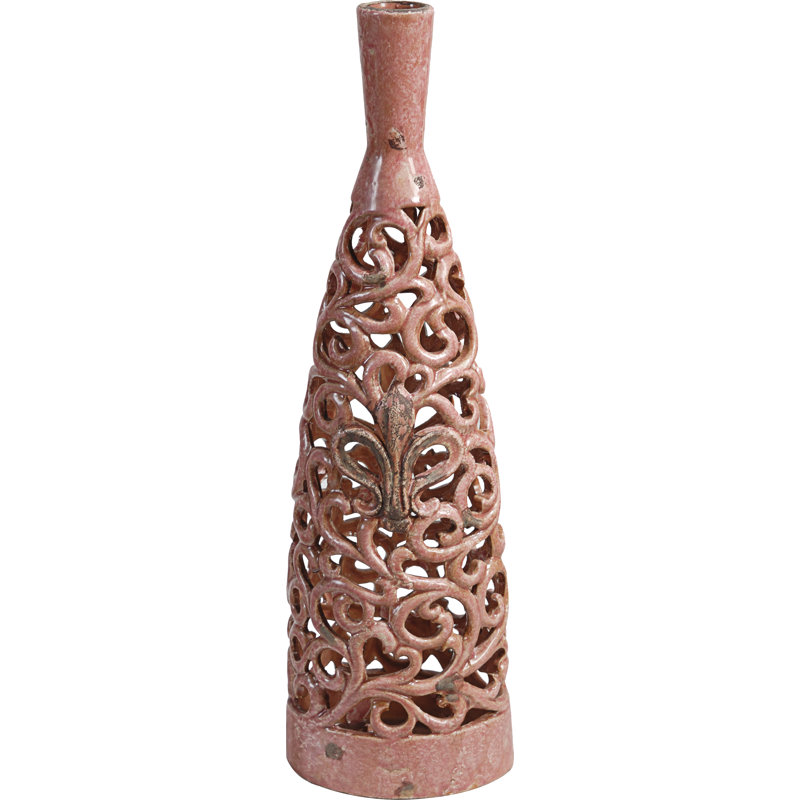Parikh Ceramic Floor Vase, 22.6" H x 6.7" W x 4.7" D