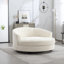 Fauteuil demi-tonneau surdimensionné avec housse-100902698