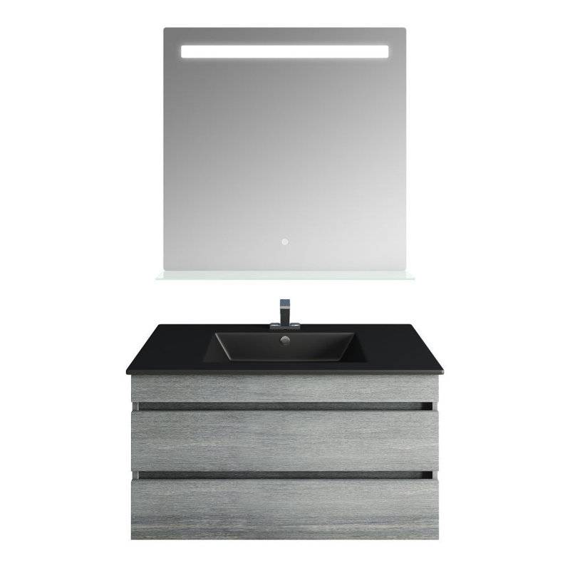 Meuble-lavabo mural simple l 31,18 po x P 19,53 po x P 19,69 po