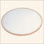 White Frosted Glass Top Round Table