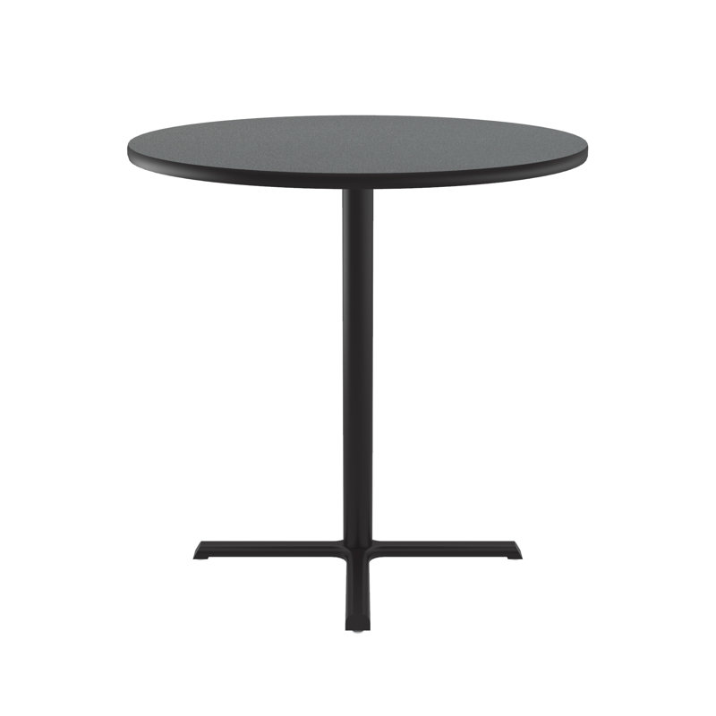 Table de salle à manger à hauteur de bar et piédestal, H 42 po x l 48 po x P 48 po, Granit Montana