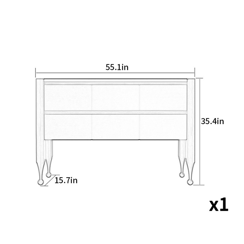 Classic Durable Simple Accent Cabinet