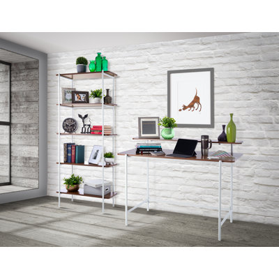Tooleville Metal Base Writing Desk