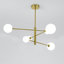 Sartain 4 - Light Gold Sputnik Pendant