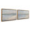 «Hazy Beach at Dawn», ensemble de 2 impressions sur toile