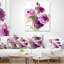 Coussin lombaire floral bouquet de fleurs