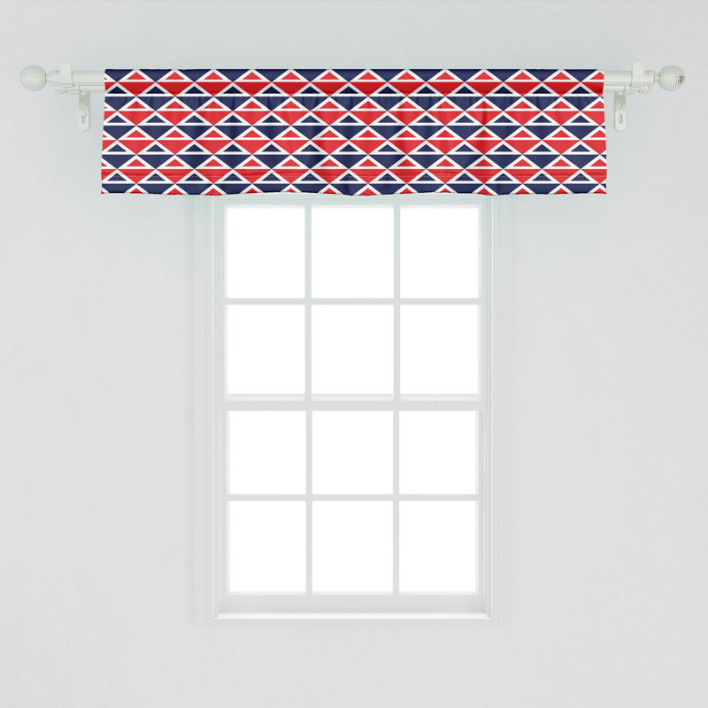 Cantonnière Ambesonne Americana, L 54 po x L 12 po