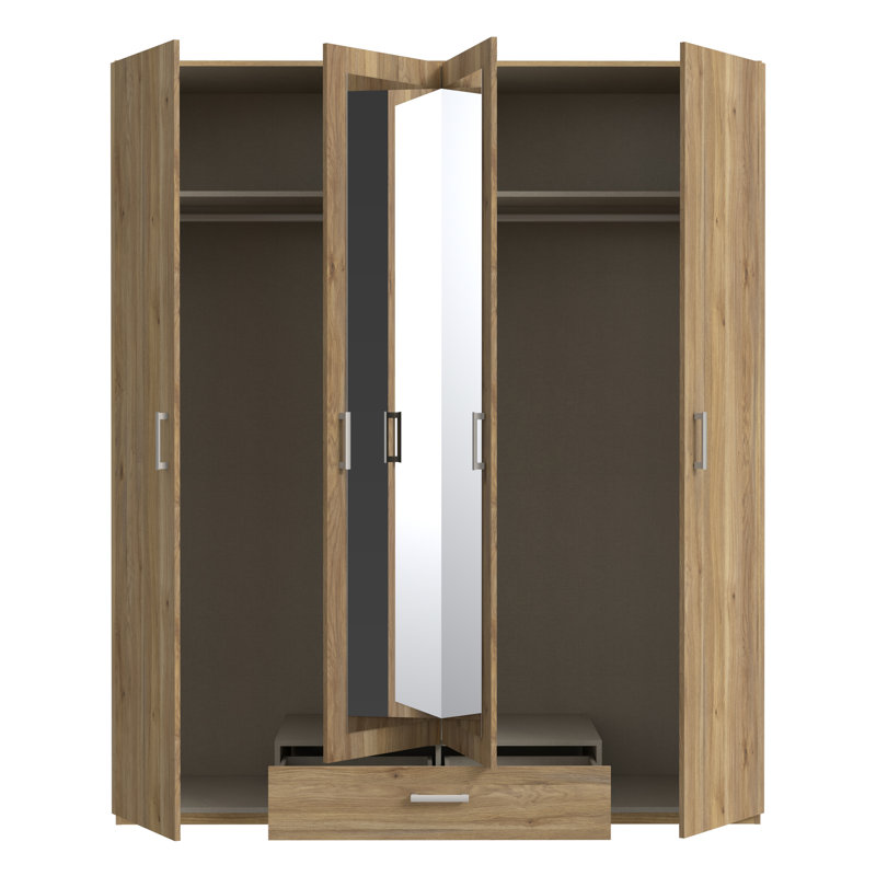 Sugata Manufactured Wood Wardrobe, Mauvella oak