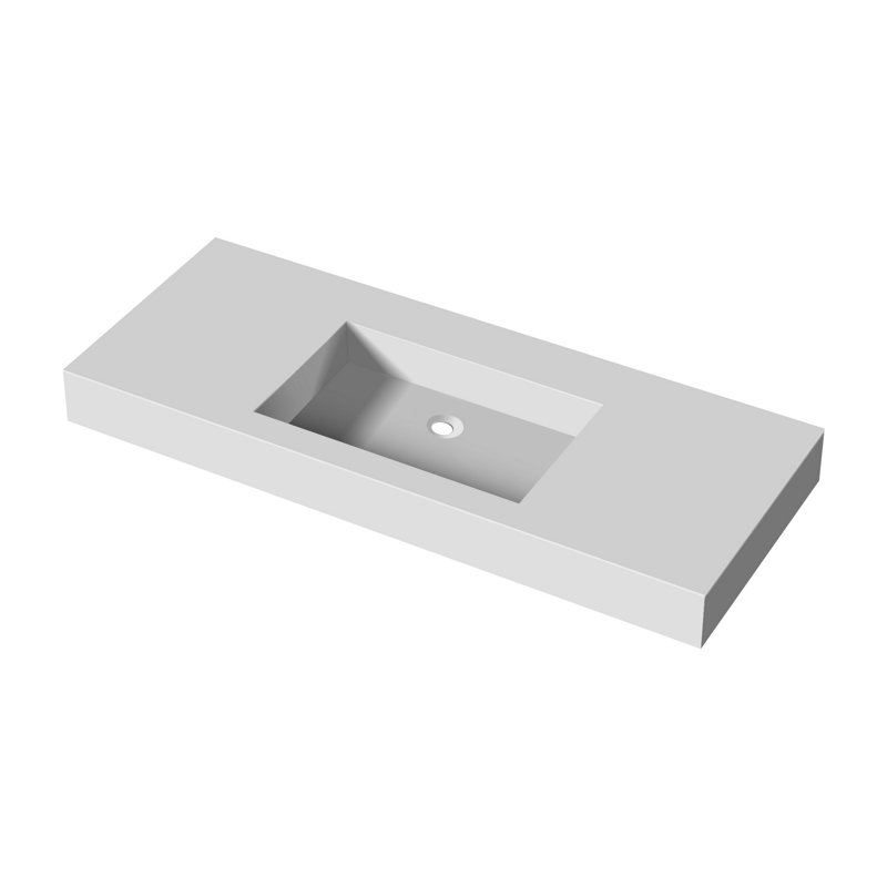 Lavabo de meuble-lavabo rectangulaire