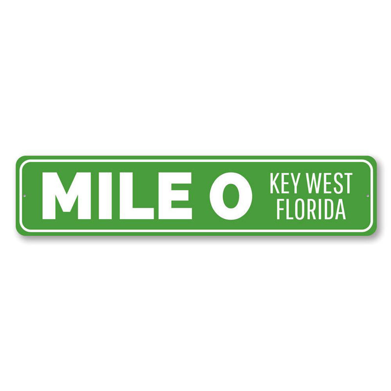 Panneau en aluminium Mile Key West, H 6 po x l 24 po x P 0,06 po
