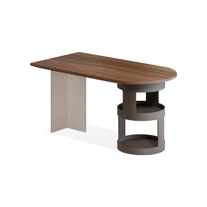 Walnut Specialty Solid Wood Desks, 28.35" H x 39.37" W x 23.62" D
