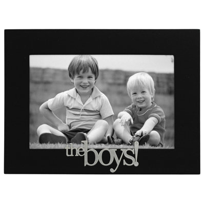 Black Wood Embossed Picture Frame