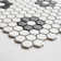 Value Series 1“ x 1" Porcelain Honeycomb Mosaic Wall & Floor Tile