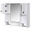 Armoire de rangement murale moderne 35 po x 28 po-296315711
