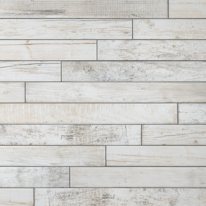 Carreau de porcelaine aspect bois 3 po x 27 po Melvin
