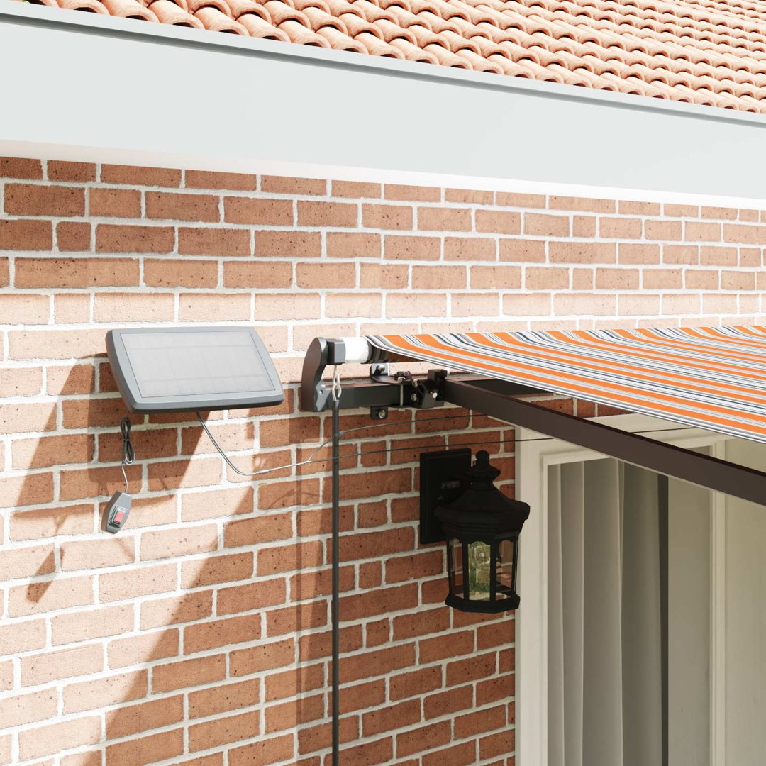 VidaXL Fabric Cover Retractable Patio Awning