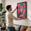 Pop Leopard Modern - Framed Print-484544340-484544342