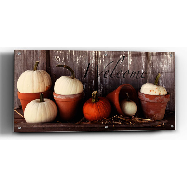 Gracie Oaks " Welcome Pumpkin " by Anthony Smith - Wayfair Canada