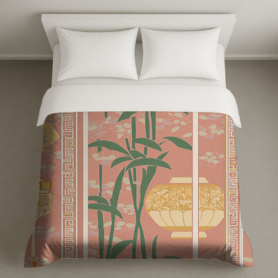 Housse de couette Bamboo Bedding Floral Art Deco