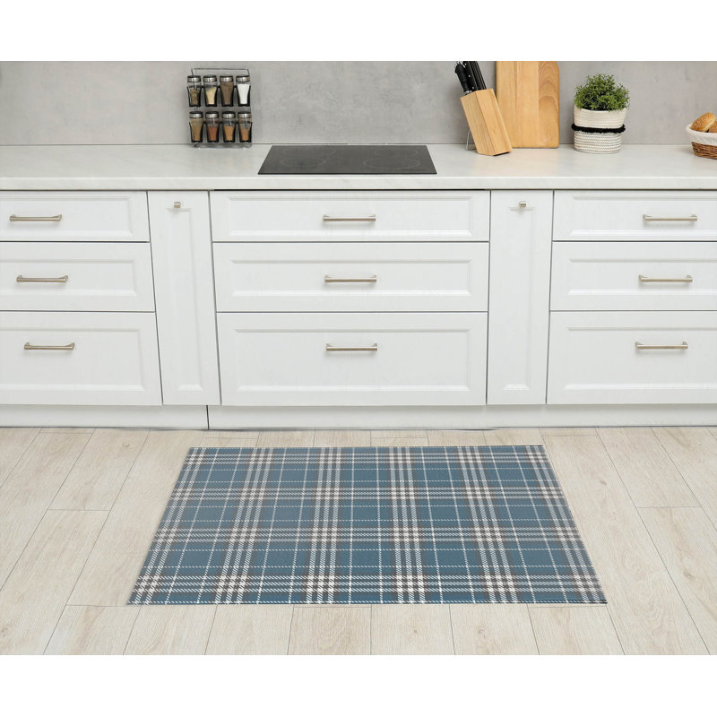 Tapis de cuisine Christopher's, Bleu très foncé, Rectangulaire 2 pi x 3 pi