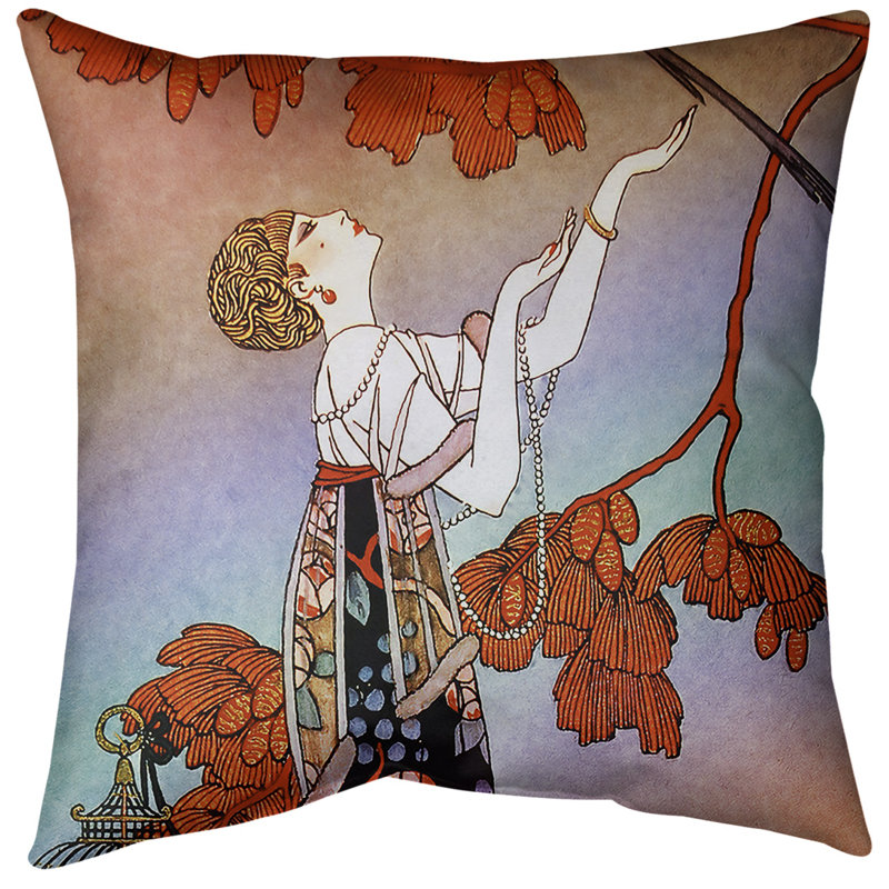 Insert de coussin en femme, Duvet synthétique, 16 po x 1 po, Rouge / dégradé rouge