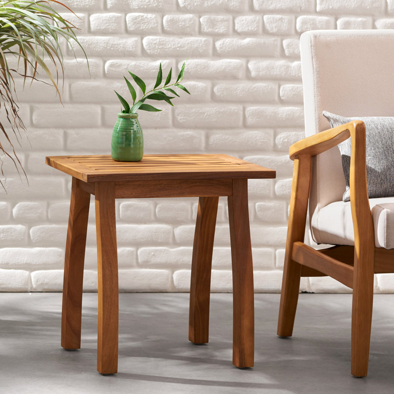 Table de bout en bois, Naturel