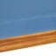 2 chaises club Mid-Century modernes - bois, bleu pacane et 2 pièces