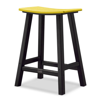 POLYWOOD® Contempo Saddle Counter Stool