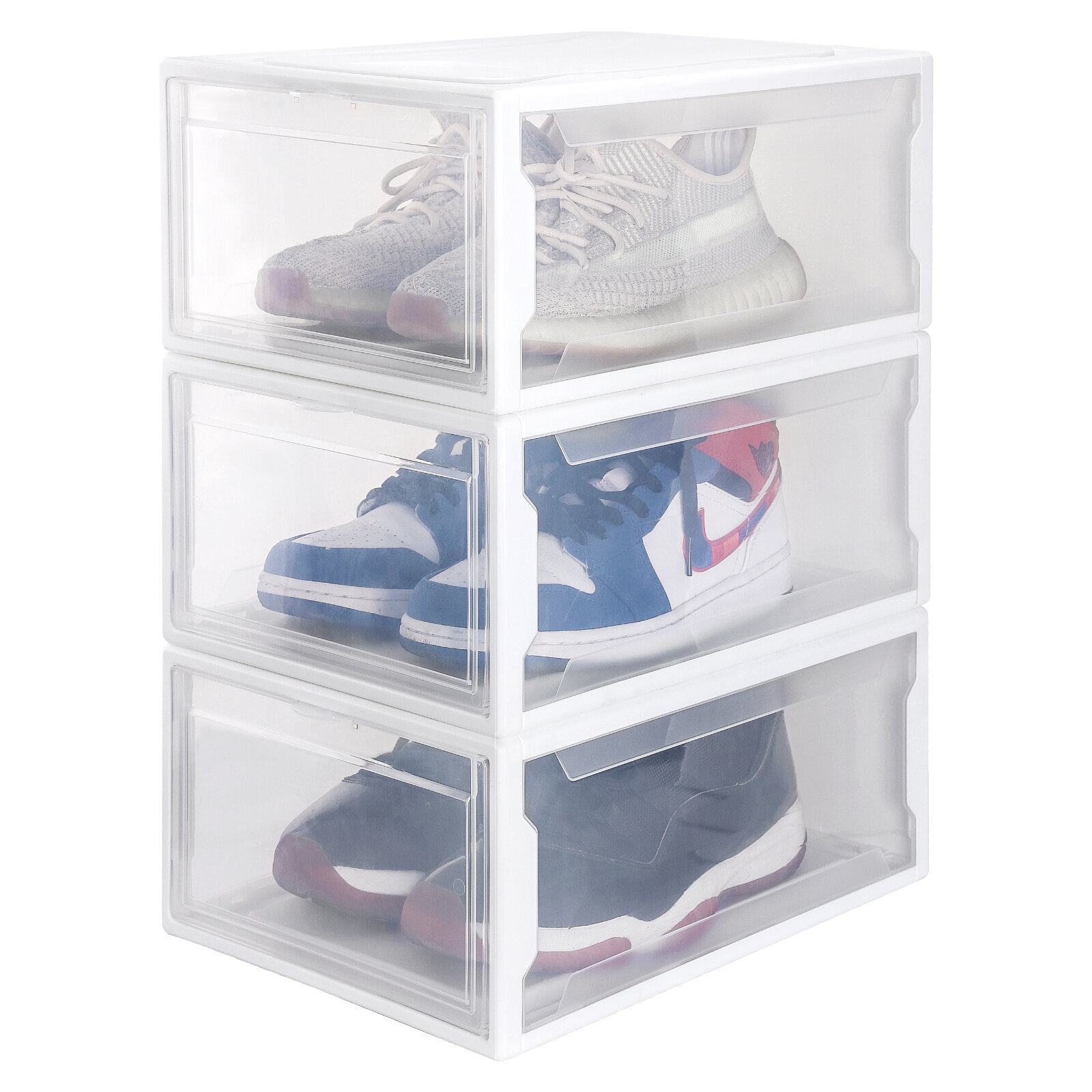 Stackable Shoebox & Organizer, 8-pack