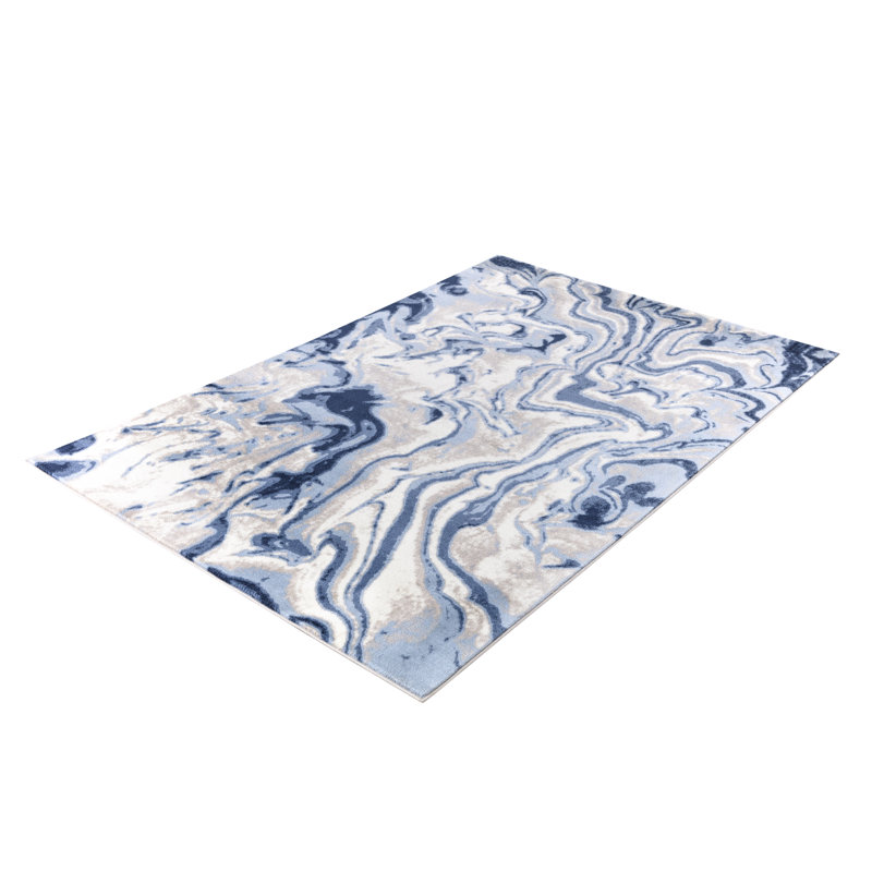 Abstract Indoor Rug, Rectangle 4' x 6'