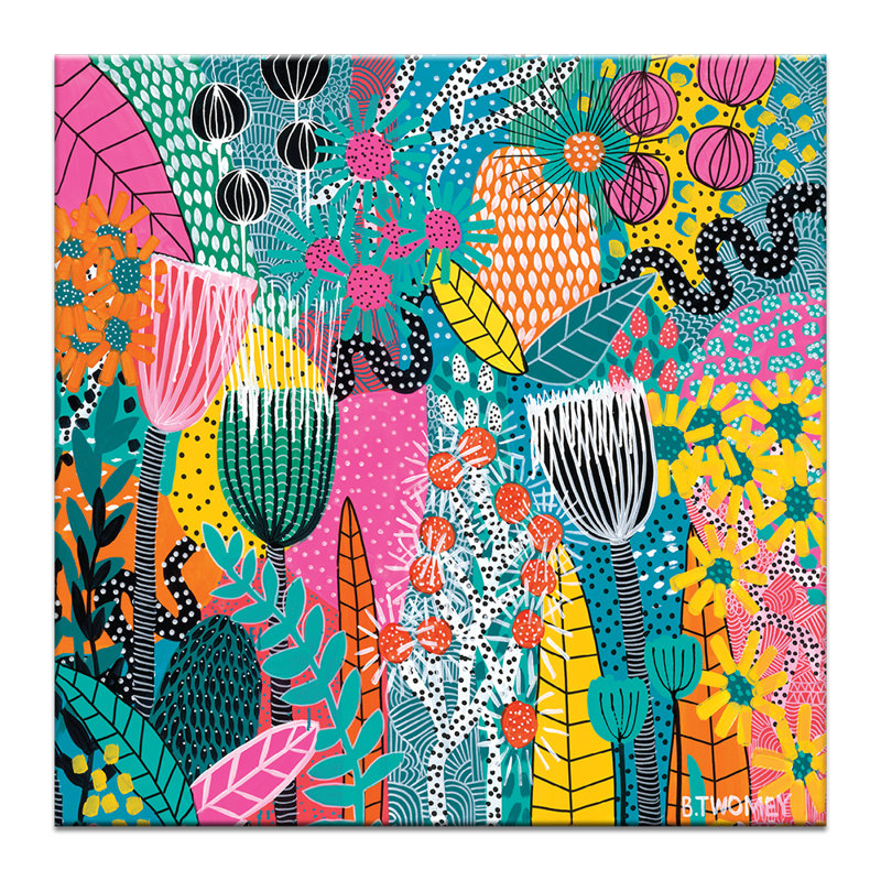 High Energy 1 by B.Twomey - Print, Wrapped Canvas, 104cm H x 104cm W x 6.4cm D