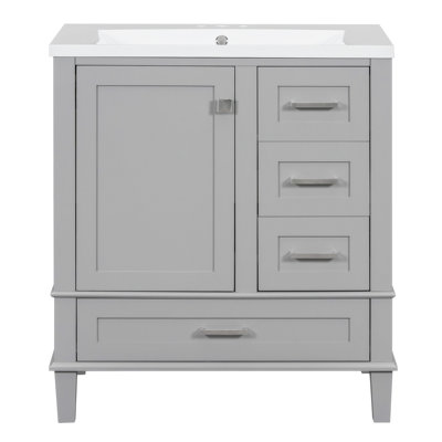 Modern Bathroom Cabinet With Sink Combo Set