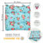 Set Of Two Rose Square Seat Cushions-1301936555