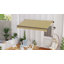 Auvent de terrasse rétractable en polyester de 59,1 po de largeur Outsunny-96659653-96659654