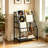 Small Metal Magazine Rack, Ladder Bookcase for Display and Storage, Home Office-130563640