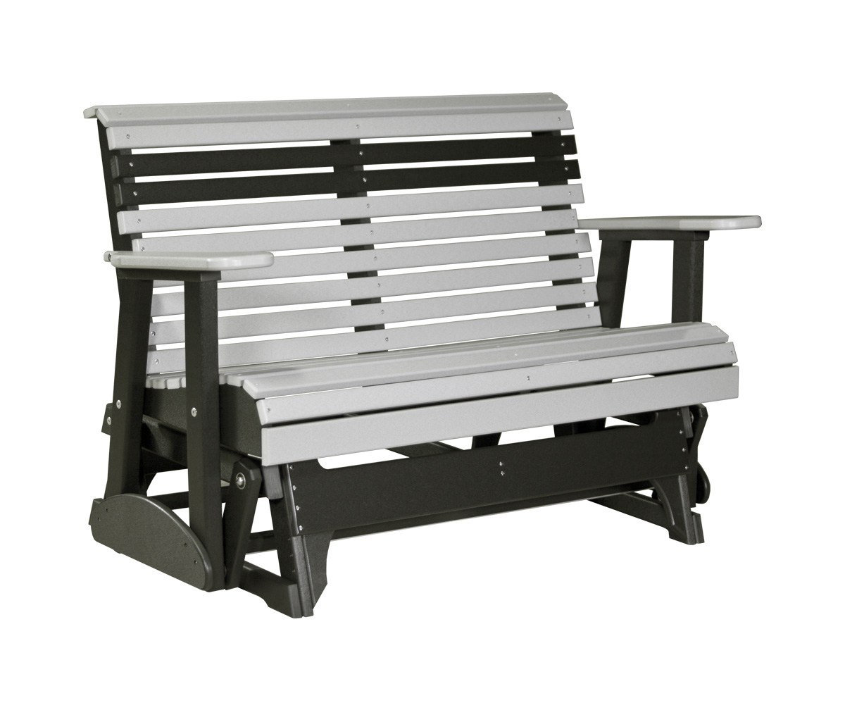 Ebern Designs Shaina Adirondack Glider Bench | Wayfair
