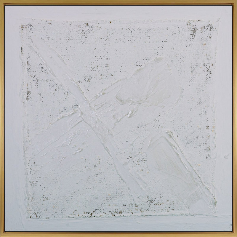 Barry - peinture sur toile, Cadre doré Laguna