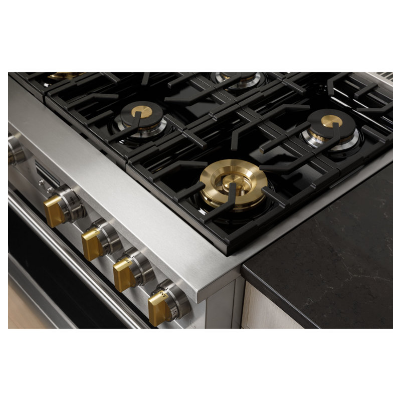 Monogram 36" Professional Range With 6 Burners, Dual Fuel, 5.75 cu ft