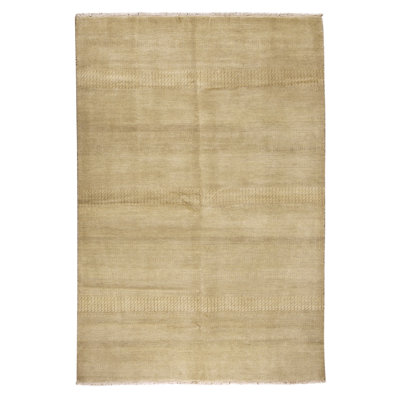 Tapis unique en viscose noué à la main 5 pi 10 po x 8 pi 8 po New Age