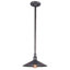 Luminaire suspendu d'extérieur 1 lumière H 6,75 po Toledo-23818790