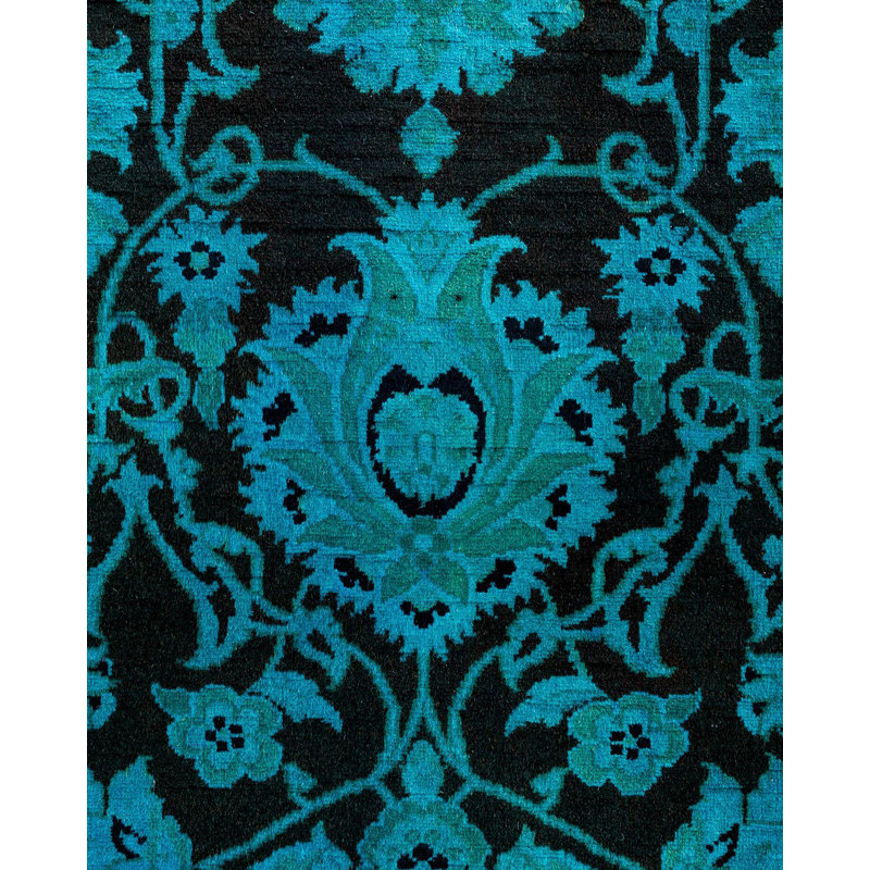 Overyed One-of-a-Kind Runner 2'7" X 10'4" Hand Knotted Area Rug