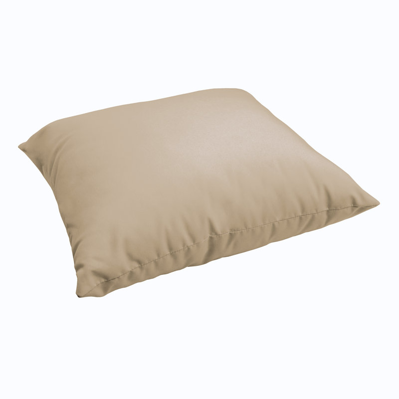 Selene Outdoor Square Pillow Cover & Insert, Fresco Tan