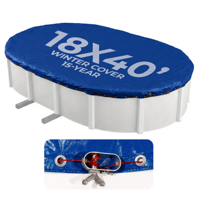 15-Year Oval Above Ground Pool Winter Cover