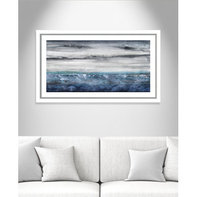 Paysage marin IV - peinture encadrée