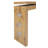 Console Table 62.2"x11.81"x30.71" MDF Walnut Brown