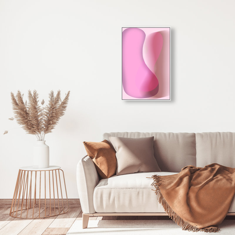 Dancing Lovers Print by Oliver Gal, 46"H x 31"W, White Floater Frame