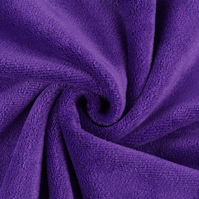Ensemble de 6 serviettes en microfibre Claireville, Violet