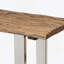 Console exquise fabriquée à la main avec un design artisanal et du bois récupéré durable pour l'élégance de la maison