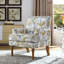 Fauteuil 27 po de largeur avec garniture cloutée-1647005309