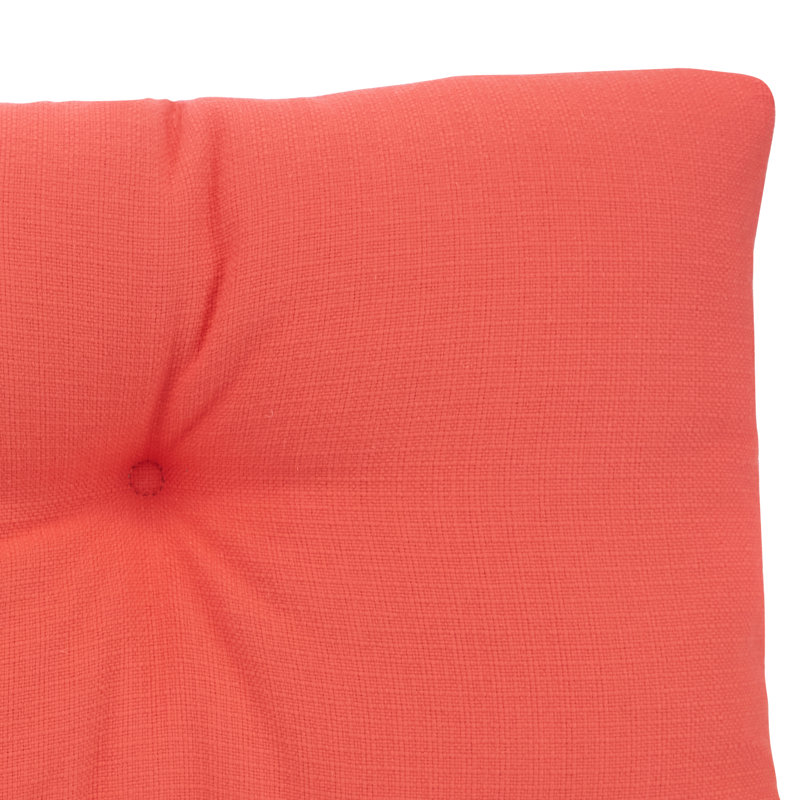 Omega Non-Slip Bench Cushion, Coral, 43" W x 14" D